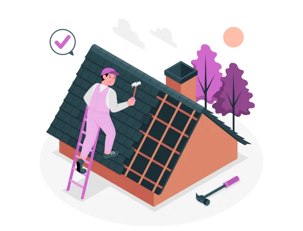 dessin logo artisan couvreur-zingueur